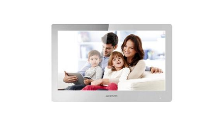 Hikvision DS-KH8520-WTE1 Binnenpost 10'' Inch scherm Luxe model Wit