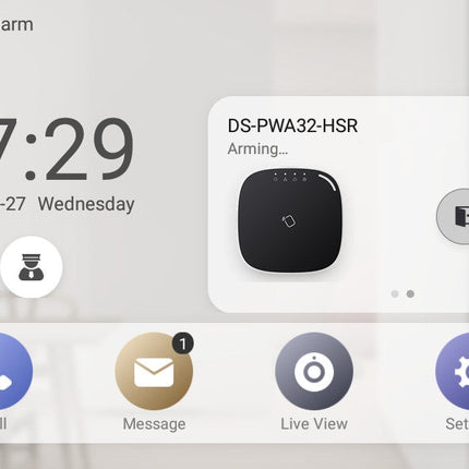 Hikvision DS-KH9310-WTE1 (B) Android Indoor Station PoE 7" Inch