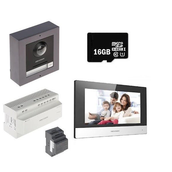 Hikvision DS-KIS702Y 2-draads Video intercom set