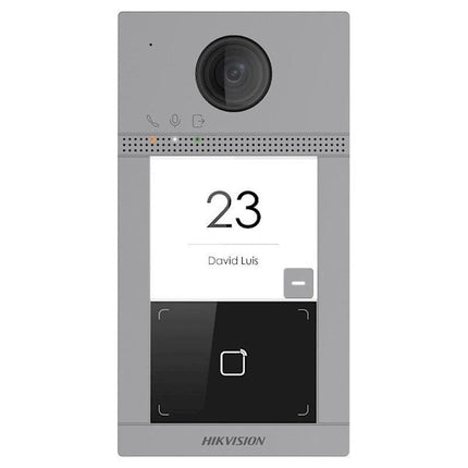 Hikvision DS-KV8113-WME1 Inbouw 1 beldrukker IR verlichting PoE 12v