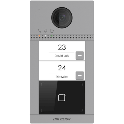 Hikvision DS-KV8213-WME1 Inbouw 2 beldrukkers IR verlichting PoE 12v