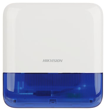 Hikvision DS-PS1-E-WE Buitensirene blauwe kap