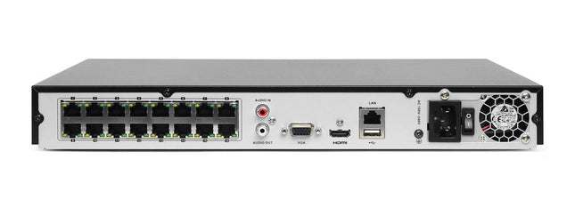 Hikvision HWN-4216MH-16P, 16 Kanaals 8Mp 4K NVR, PoE