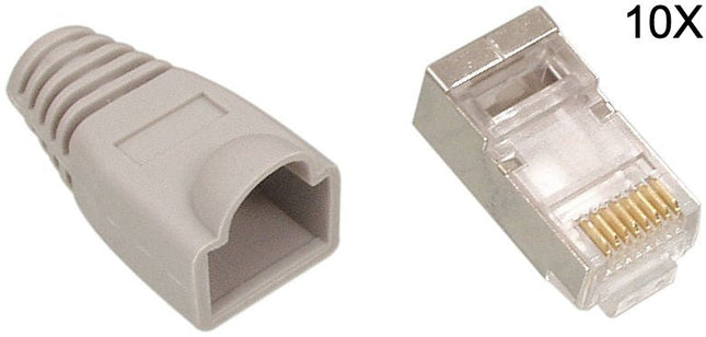 Hikvision RJ45 Connector CAT5 UTP Set 10 Pieces