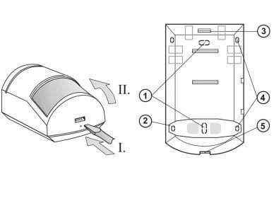 Jablotron JA-110P BUS PIR bewegingsdetector – ECO