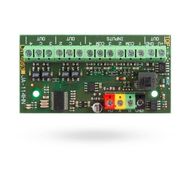Jablotron JA-114HN BUS aansluitmodule met 4 in- en uitgangen