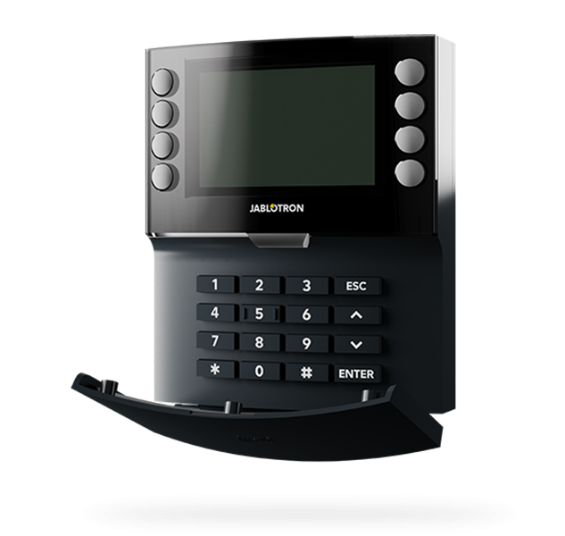 Jablotron JA-115E-AN, Bedraad bedienpaneel met toetsenbord, LCD en RFID lezer