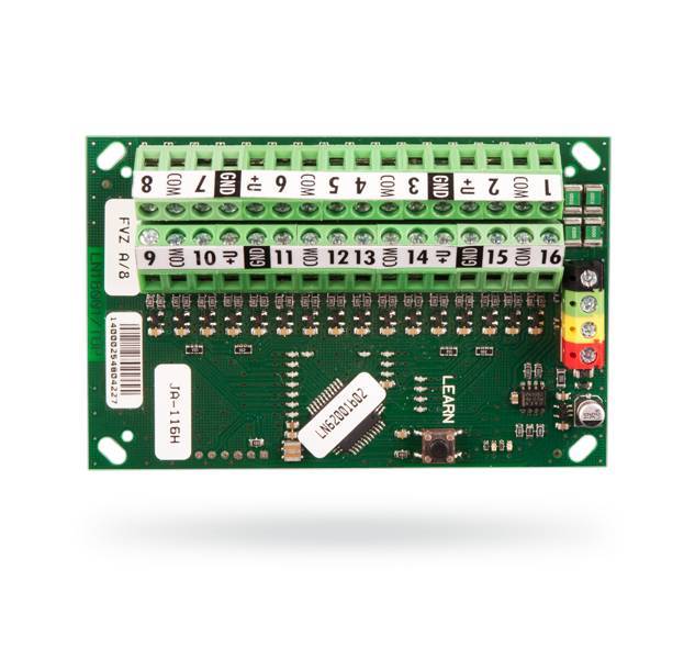 Jablotron JA-116H BUS expander - 16 ingangen