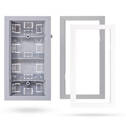 Jablotron JA-193PL-F-M-G, grijze frame tbv montagebox draadloze Designline PIR