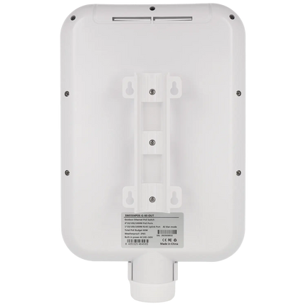 Movok 6 Poorts PoE Gigabit Buiten Switch, IP65 4x PoE, 2x Uplink