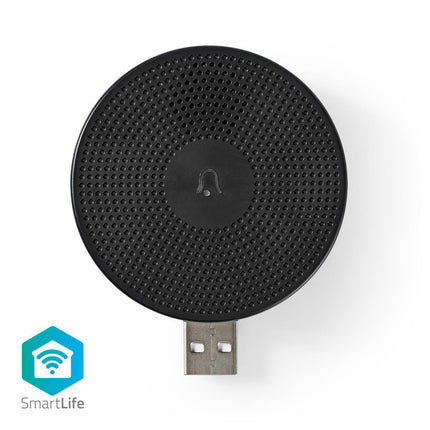 Nedis Draadloze Deurbelontvanger USB Accessoire voor Wi-Fi Smart Videodeurbel
