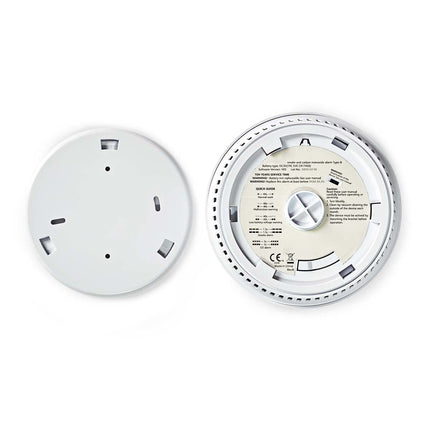 Nedis DTCTCS10WT, Rook-Koolmonoxidemelder, Klein Design, Sensor, Levensduur Batterij van 10 Jaar