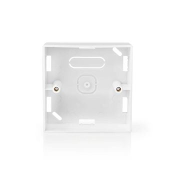 Nedis Opbouwdoos | Wandmontage | 86 x 86 mm | Wit