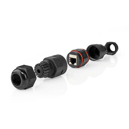 Nedis RJ45 CAT5/6 koppelstuk buitenshuis