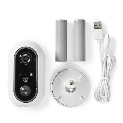 Nedis SmartLife Camera voor Buiten Wi-Fi Full HD IP65 Cloud / MicroSD