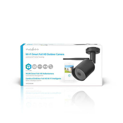Nedis SmartLife Camera Wi-Fi Full HD MicroSD slot Met bewegingssensor