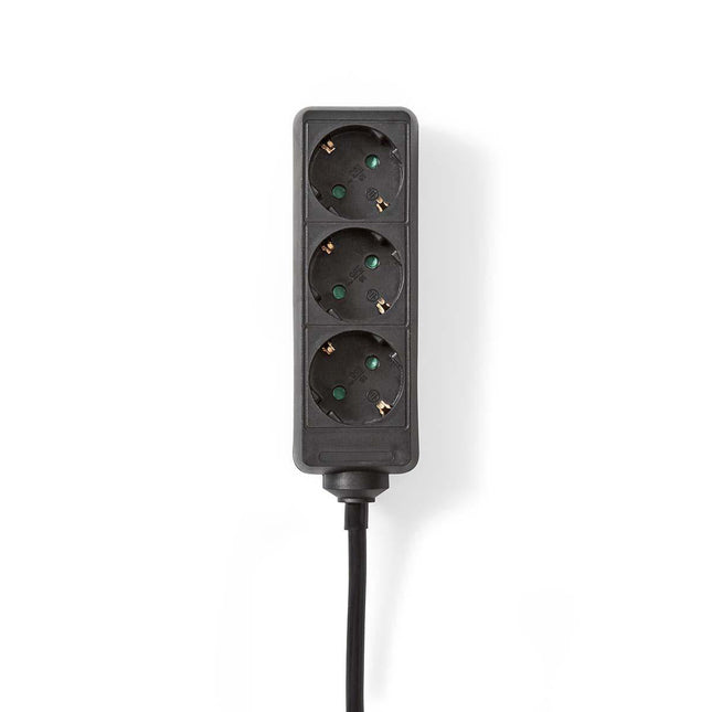 Nedis Stekkerdoos met randaarde, 16 A, 3-wegs, 1.5m