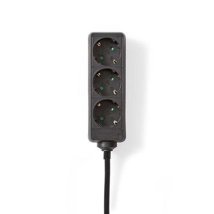 Nedis Stekkerdoos met randaarde, 16 A, 3-wegs, 3m