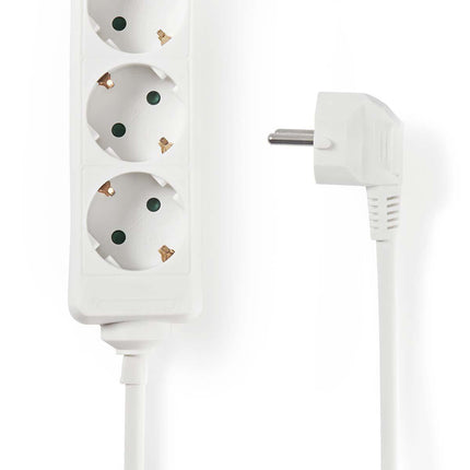 Nedis Stekkerdoos met randaarde, 16 A, 6-wegs, 1.5m