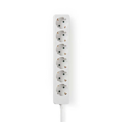 Nedis Stekkerdoos met randaarde, 16 A, 6-wegs, 3m