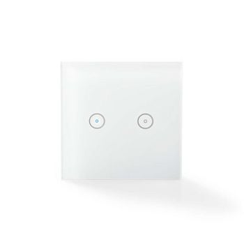 Nedis Wi-Fi smart lichtschakelaar | Dubbel