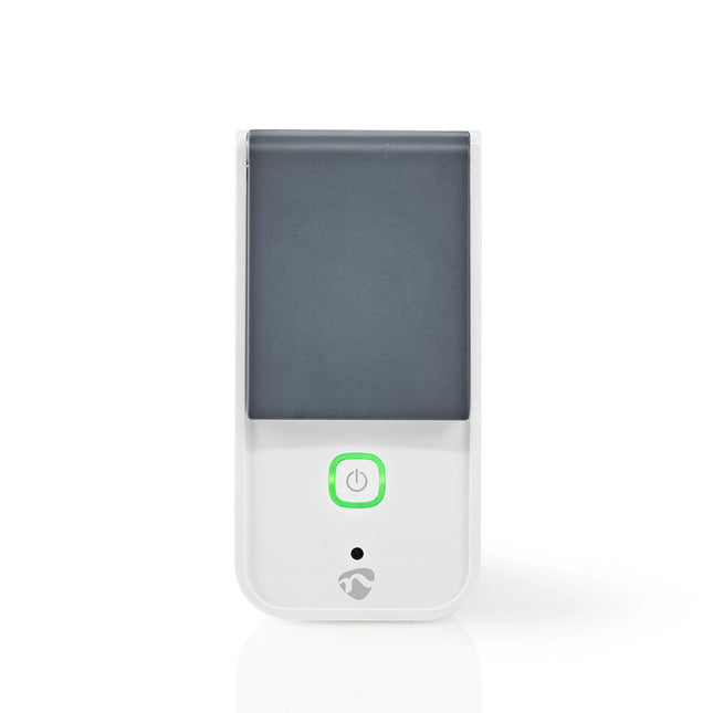 Nedis Wi-Fi Smart Stekker voor Buiten | Spatwaterbestendig | IP44 | Verbruiksmonitor | Schuko Type F | 16 A