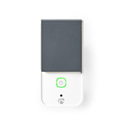 Nedis Wi-Fi Smart Stekker voor Buiten | Spatwaterbestendig | IP44 | Verbruiksmonitor | Schuko Type F | 16 A