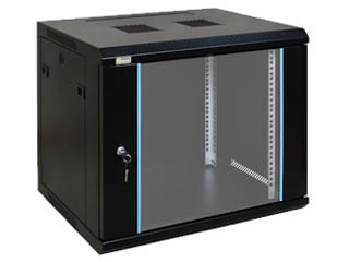 Pulsar RW964, 19" Patchkast Muurmontage 9U 450mm diep Volledig geassembleerd