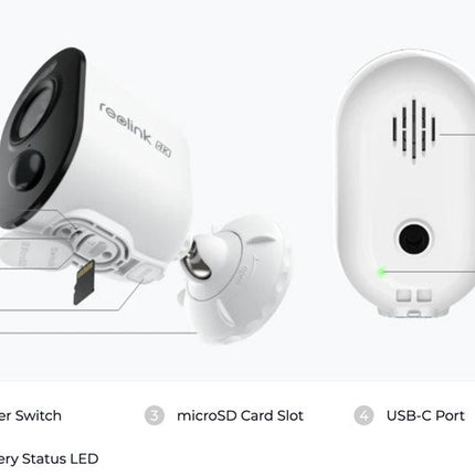Reolink B350, 4K/8MP WiFi Dual-Band batterijcamera kleuren nachtzicht