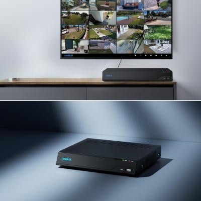 Reolink NVS16-4TB, 16-kanaals NVR, Continue opnemen, Slimme detectie en PoE