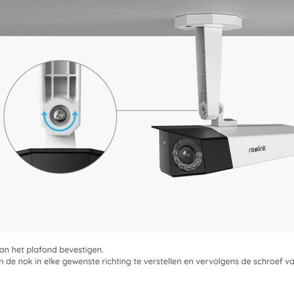Reolink P730, 4K Dual-lens camera met 180° kijkhoek met PoE