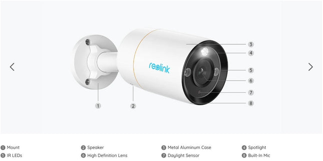 Reolink RLK8-1200B4-A-4MM, 12MP Beveiligingsset met slimme detectie en PoE